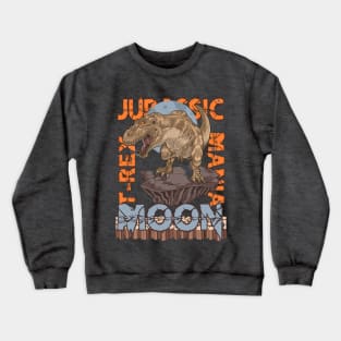 Jurassic Moon I TRex Mania Crewneck Sweatshirt